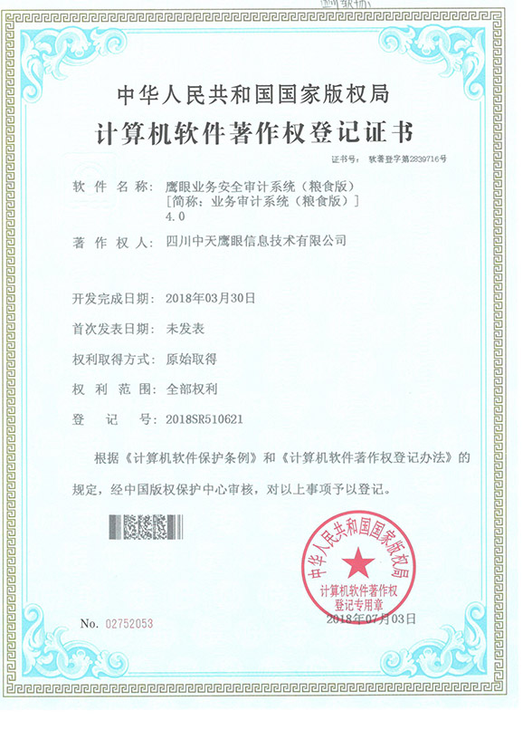 鹰眼业务安全审计系统（粮食版）